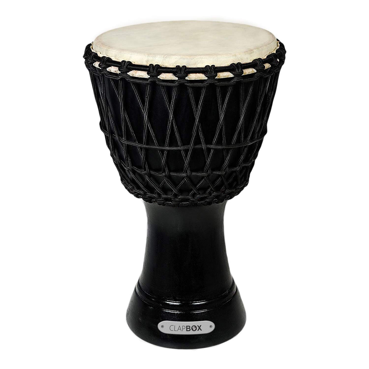 Clapbox Djembe - Mango Wood 8 Inches Black