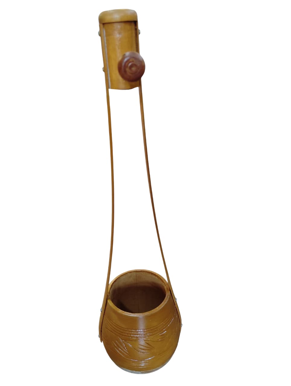Original 1 Stringed Wooden Ektara Folk Musical Instrument