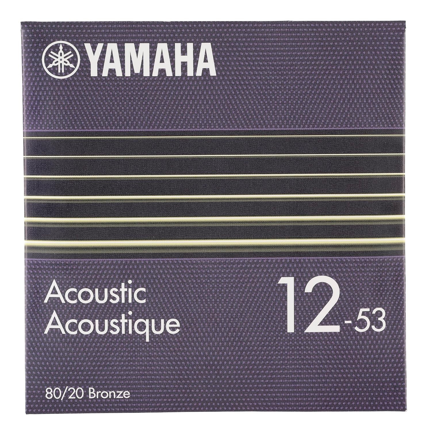 Yamaha GSA12 Acoustic Guitar Strings Bronze Light Gauge 6-String Set Durable Bright Tone Long-Lasting Performance