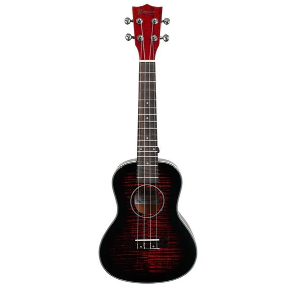 Havana QUK24 Tiger Flame Red Ukulele