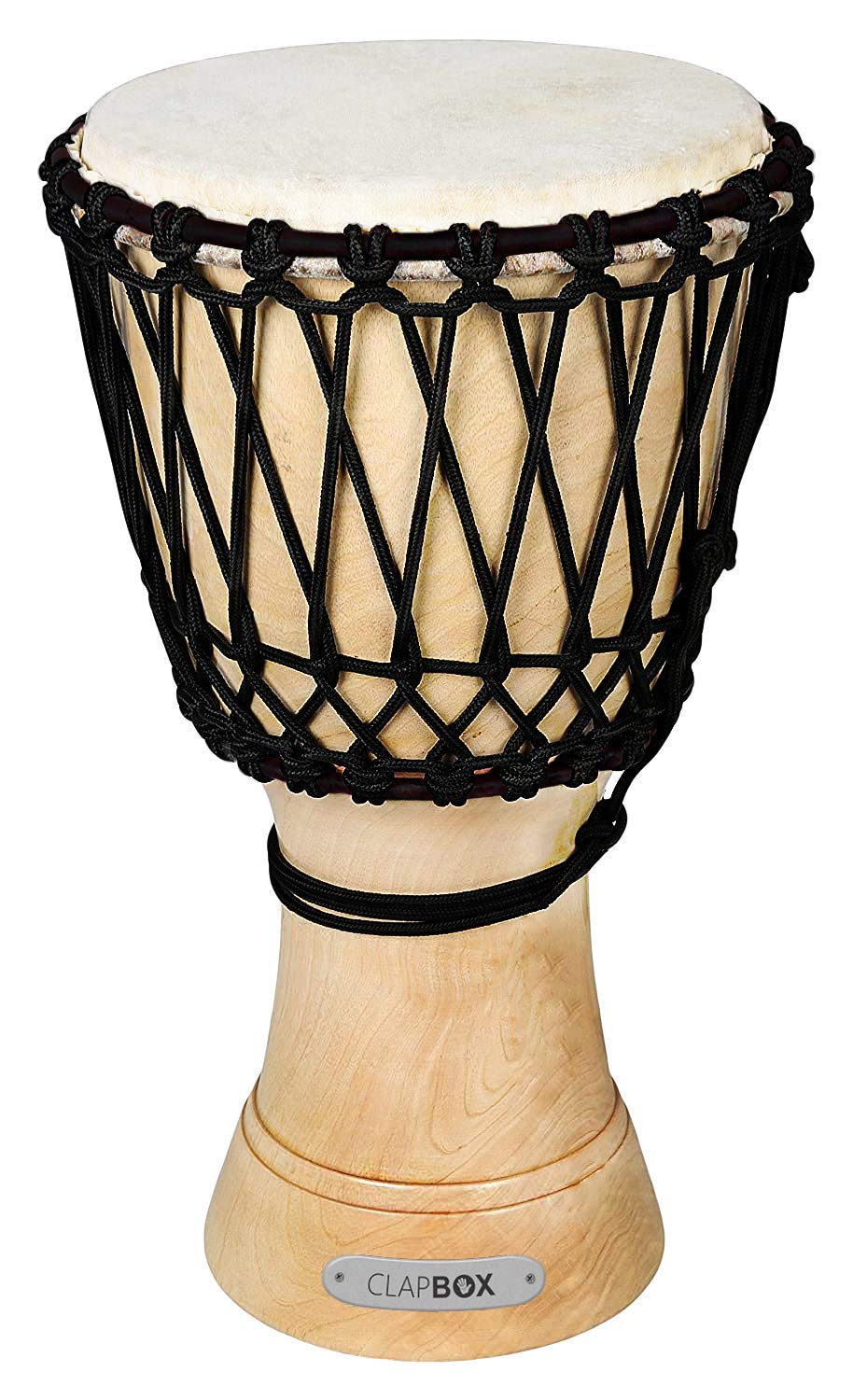 Clapbox Djembe - Mango Wood 12 Inches Natural