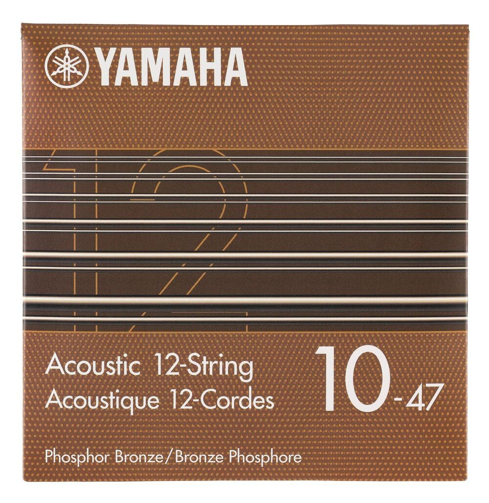 Yamaha GSA10P-12 Acoustic Guitar Strings Bronze Light Gauge 6-String Set Durable Bright Tone Long-Lasting Performance