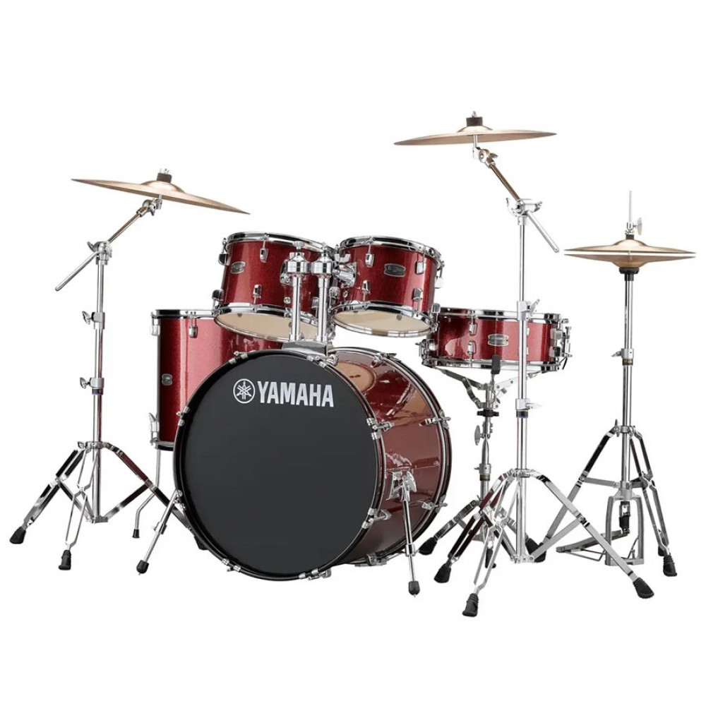 Image of Yamaha RYDEEN RDP2F5 Acoustic Drum Set With Hardware - Burgandy Glitter