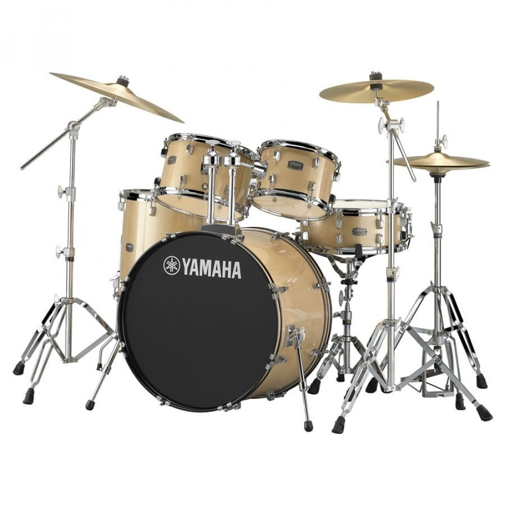 Image of Yamaha RYDEEN RDP2F5 Acoustic Drum Set With Hardware - Champagne Glitter