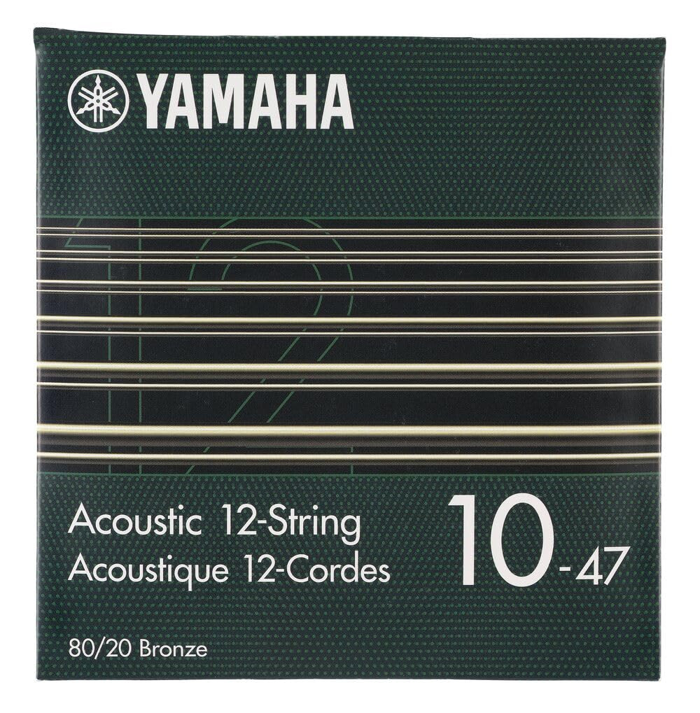 Yamaha GSA10-12 Acoustic Guitar Strings Bronze Light Gauge 12-String Durable Bright Tone Long-Lasting Performance