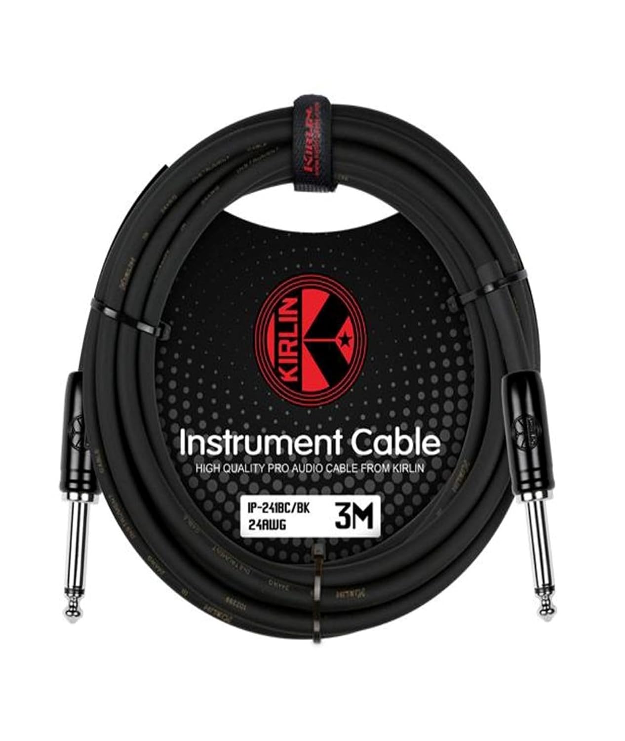 Kirlin Original 24 instrument cable 3 Mtr IP- 241BC - BL