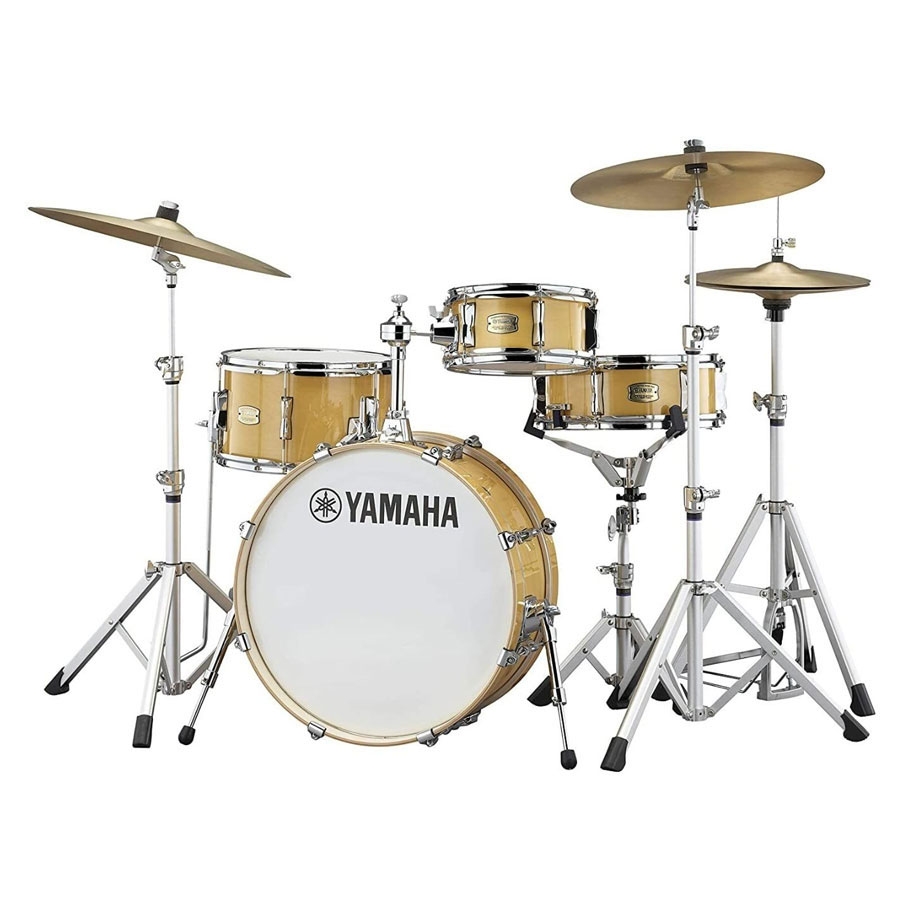 Yamaha SBP0F4H Stage Custom Hip Acoustic Drum Kit With Hardware - Natural Wood