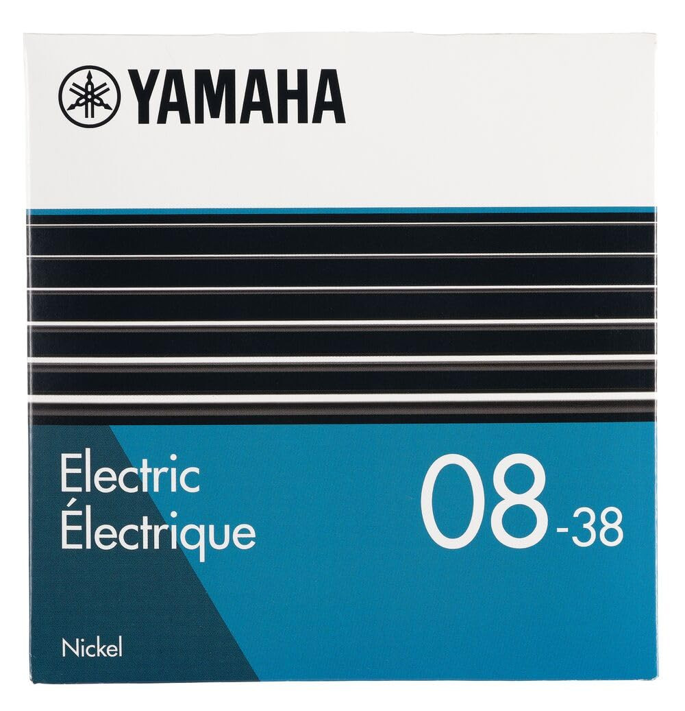 Yamaha GSE08 Electric Guitar Strings Nickel Light Gauge 6-String Set Bright Tone Smooth Playability Durable and Long-Lasting Performance
