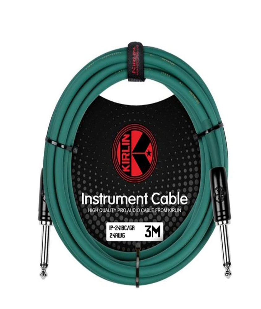 Image of Kirlin Original 24 instrument cable 3 Mtr > IP- 241BC - GR