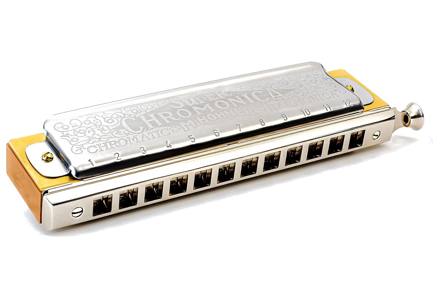 hohner harmonica super chromonica Key B M27012