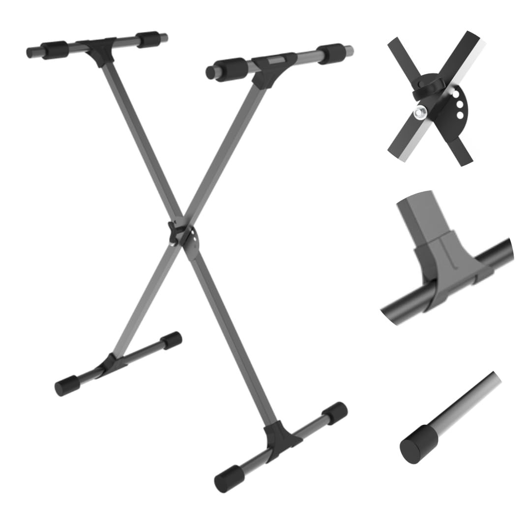 Chetty TT1 Lite Keyboard Stand Sturdy Single X Spring Locking