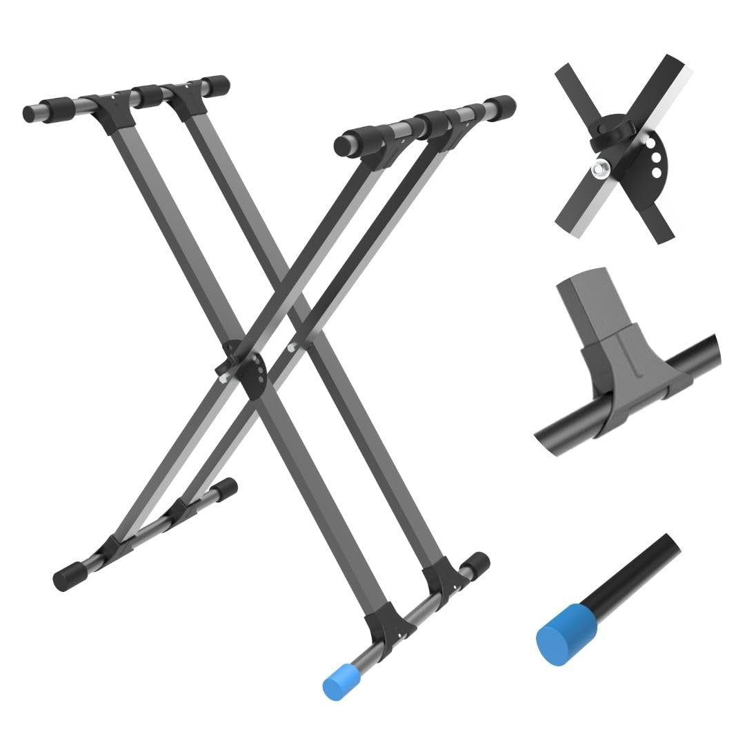 Chetty TT2 Double X Keyboard Stand - 5 Positions Spring Locking