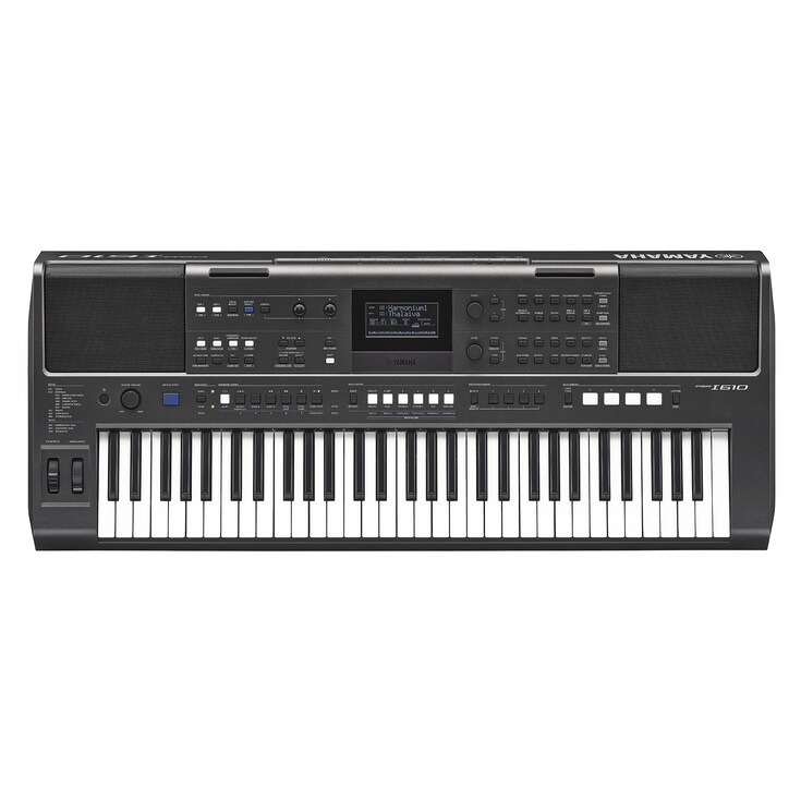 Yamaha PSR-I610 61-Key Professional Portable Keyboard Upgraded from PSR-I510 Indian Western Tones Songs Advanced Accompaniment Styles Performance-Ready Features Power Adapter Included