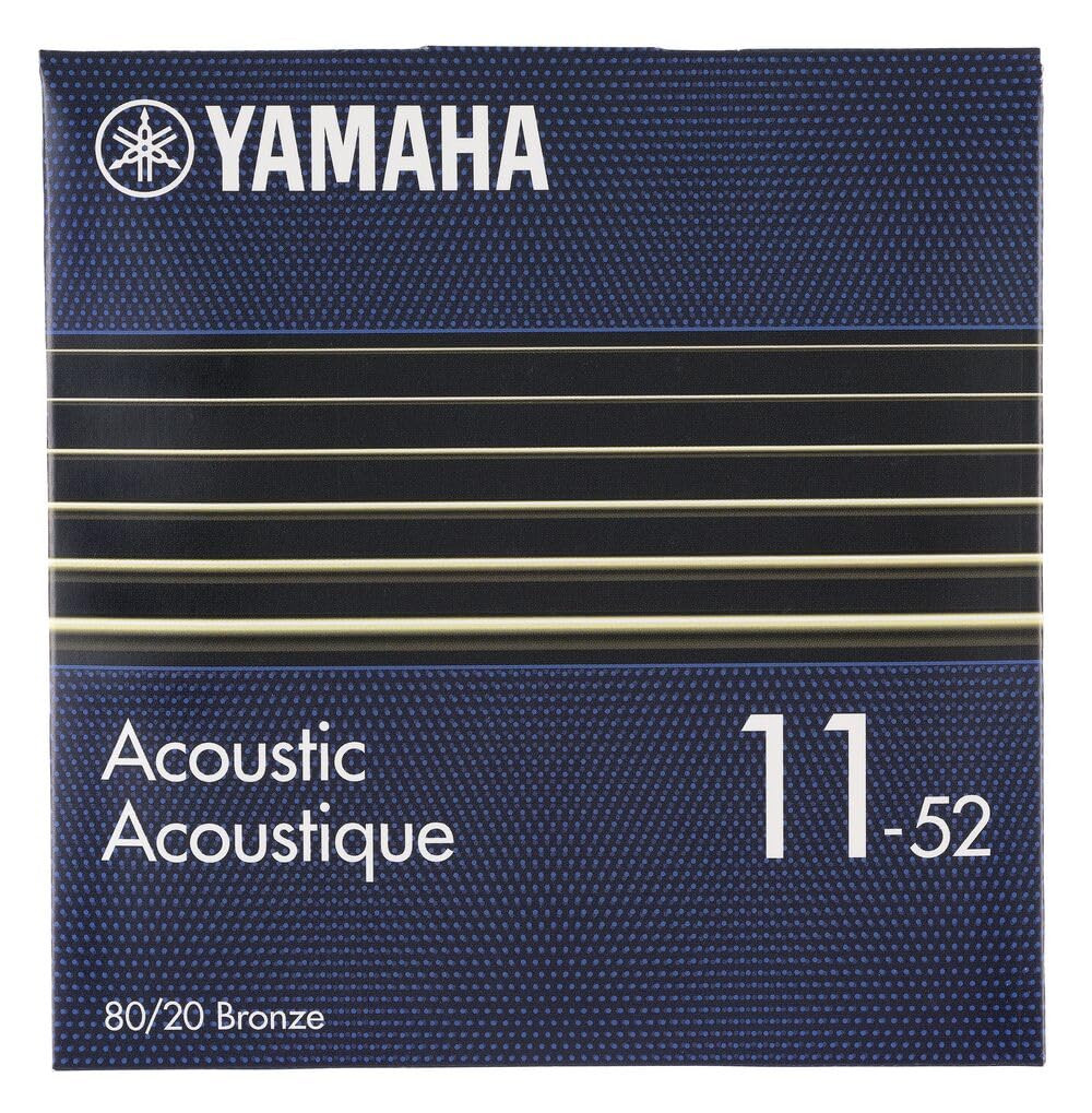 Yamaha GSA11 Acoustic Guitar Strings Bronze Light Gauge 6-String Set Bright Tone Smooth Playability Durable and Long-Lasting Performance