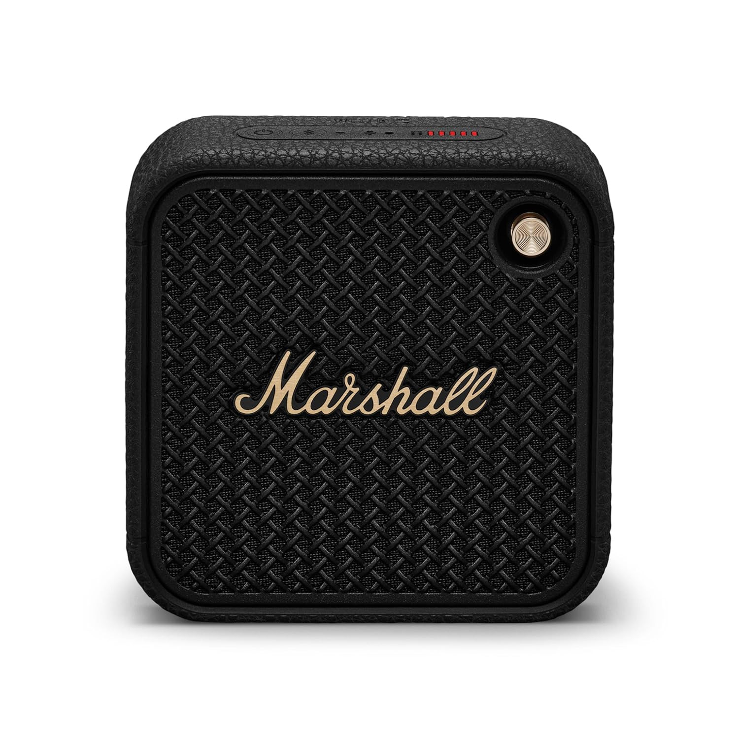 Marshall Willen II Portable Bluetooth Speaker 17 Hour Playtime Dust Waterproof IP67 10 W Bluetooth Speaker Black Brass Mono Channel