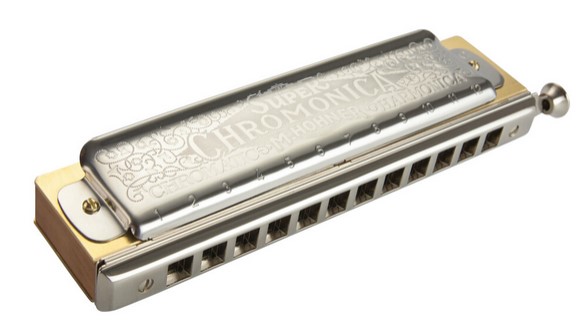 hohner harmonica super chromonica Key D M27003