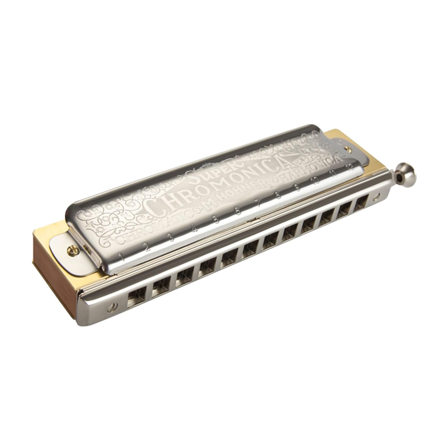 hohner harmonica super chromonica Key F M27006
