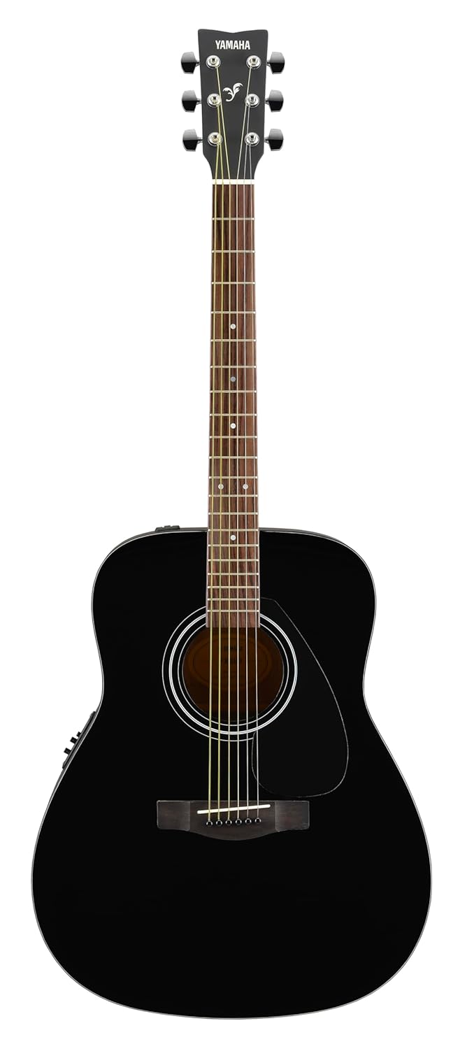 Yamaha FX280 Black Semi Acoustic Guitar for Beginners and Professionals Made in India