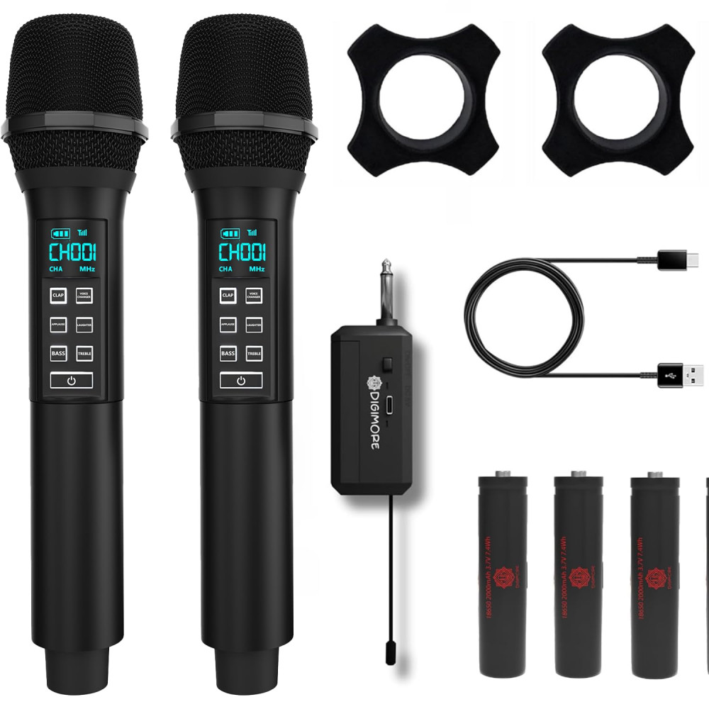 Image of Digimore D-356 UHF wireless microphone system