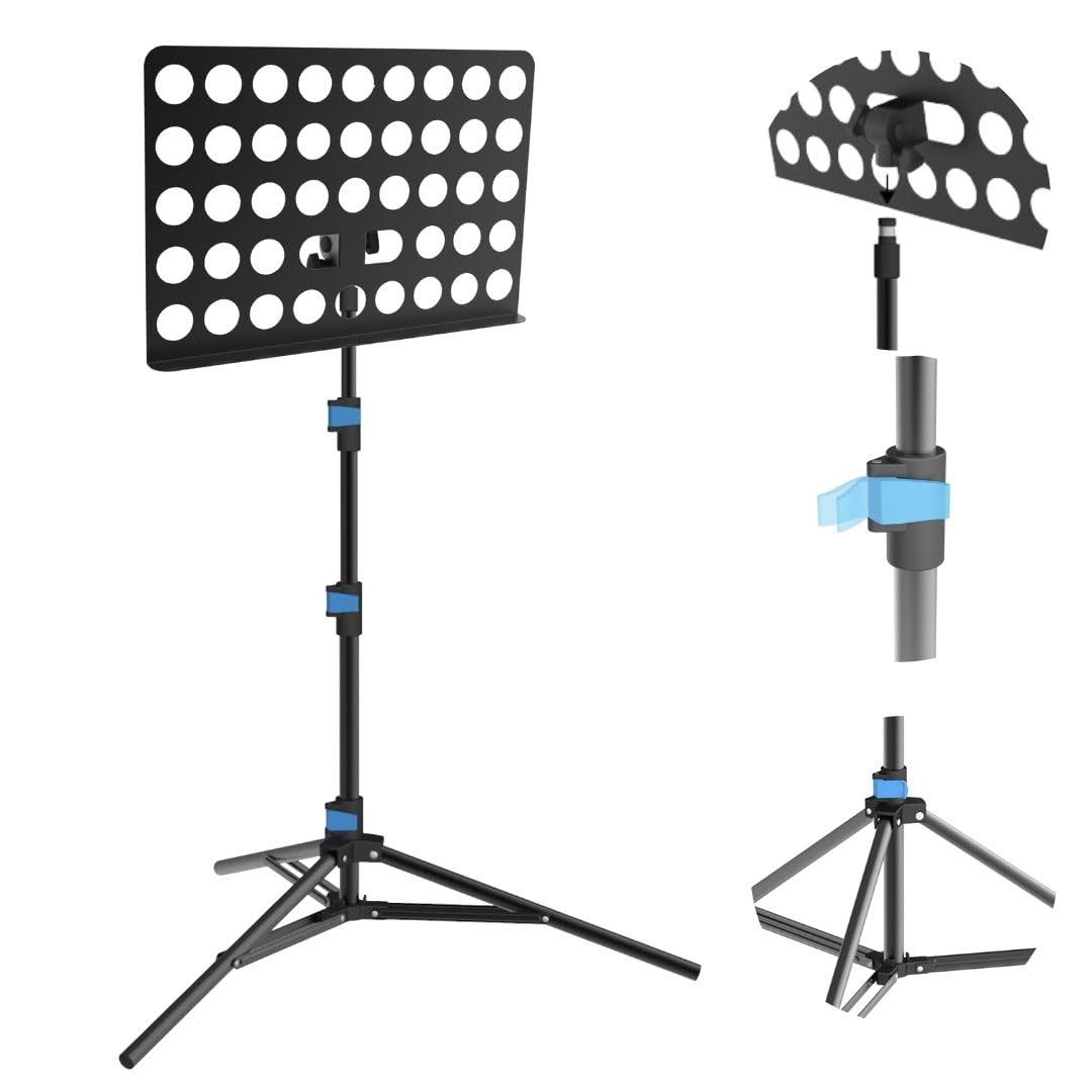 Chetty RT20 Music Notation Stand Collapsible Tripod With detachable music mount