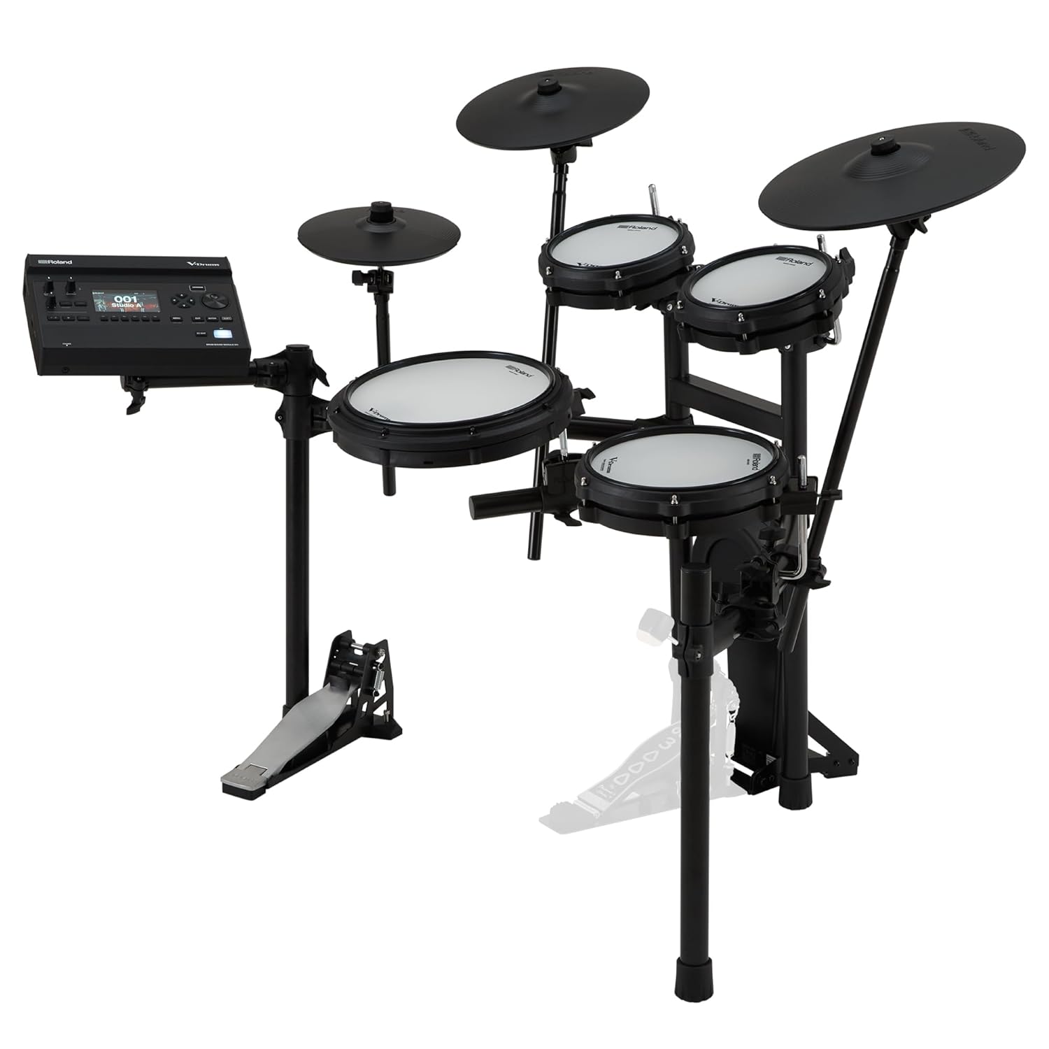 ROLAND TD313 V-Drums MDS-COM 5-Pieces Electronic Drum Kit