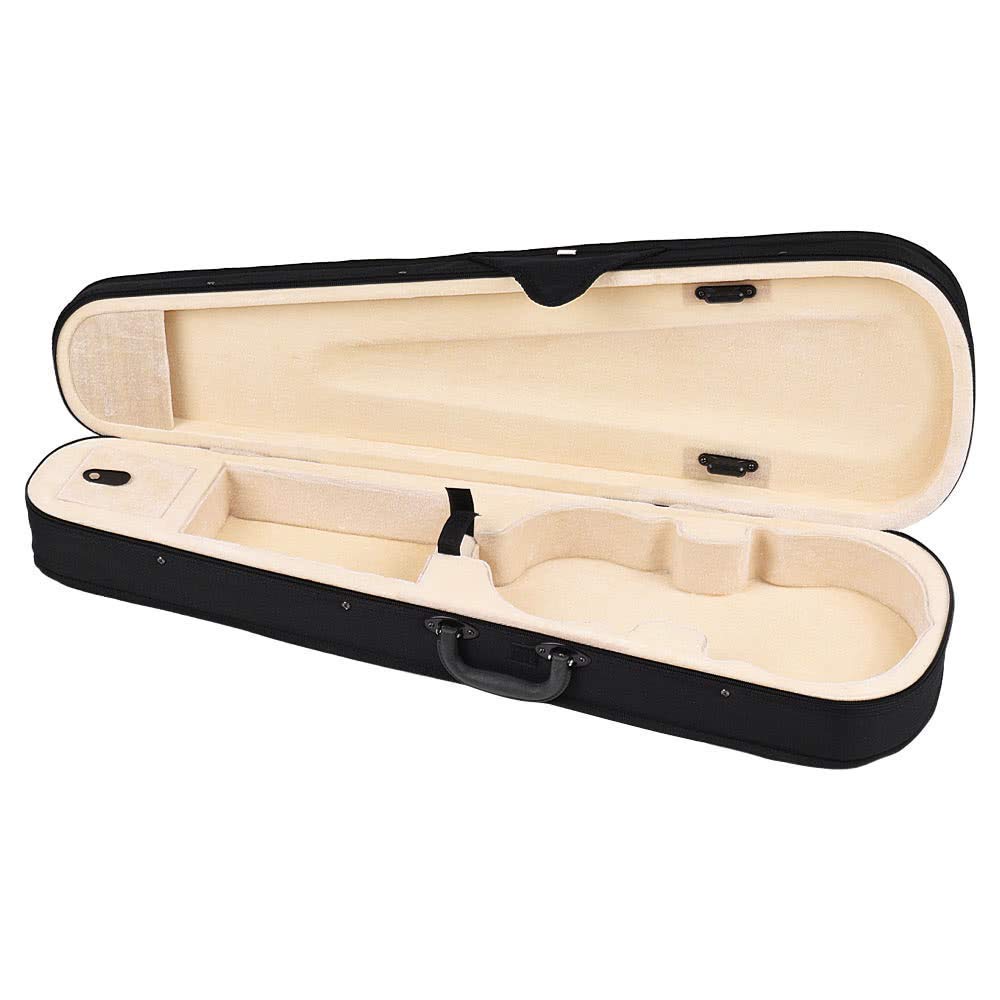 Violin Case 44 Size - MV008CS riangle Shape Case Box Hard Super Light with Shoulder Straps Carrying Hard Case