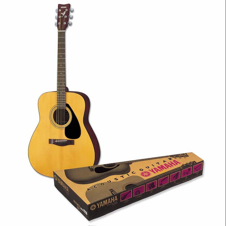 Yamaha F310P Acoustic Guitar Includes Gigbag Strap Pitch Pipe Strings Picks String Winder and Capo
