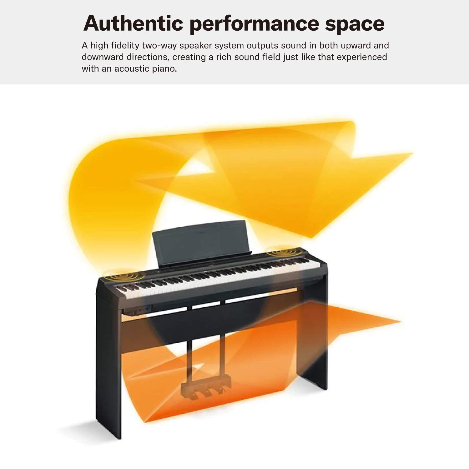 Yamaha P-121B 73-Key Digital Piano Black