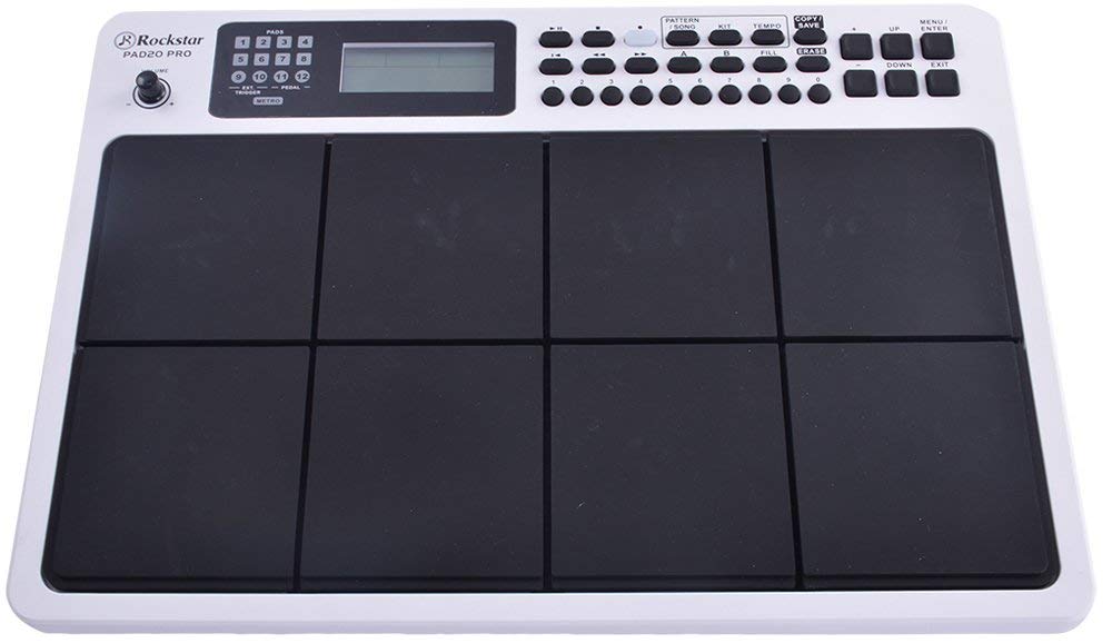 Rockstar Pad20 Pro 29 Buttons 8 Pad White color
