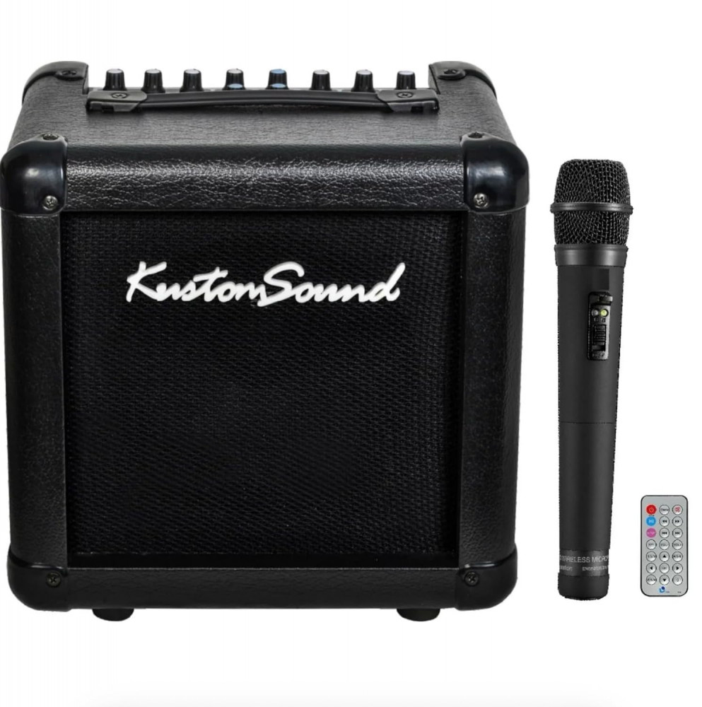 Image of Kustom Sound CB25W Wireless Mic/Bluetooth/ USB Amplispeaker with Battery back up