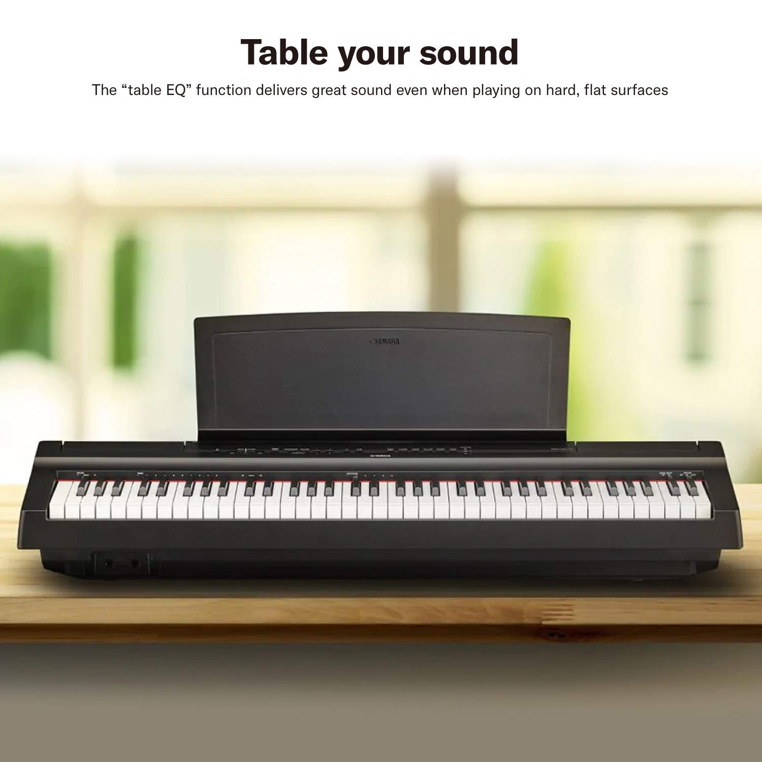 Yamaha P-121B 73-Key Digital Piano Black