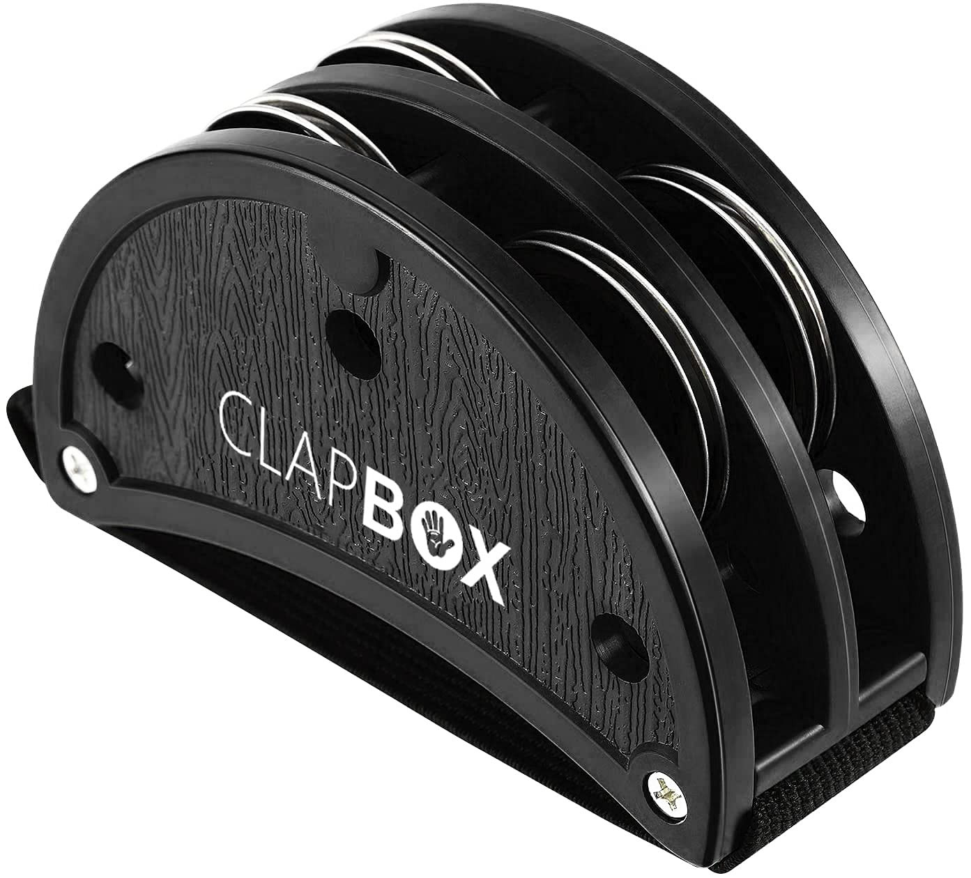 Clapbox Foot Tambourine - Jingles Black