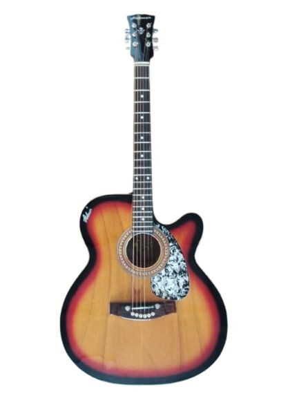 Hobmer 235 Semi acoustic Guitar 41 SunBrust and Black With Case