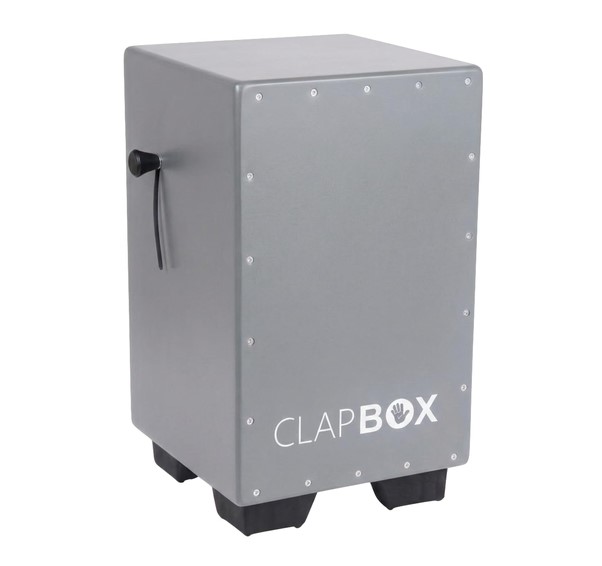 Clapbox Adjustable Snare Cajon CB52 - Titanium Grey Oak Wood - 3 Internal Snares