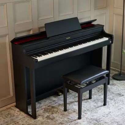 CASIO CELVIANO AP-300BK Digital Piano With Free Piano Chair 3 Pedals Wooden Stand and Bluetooth Device
