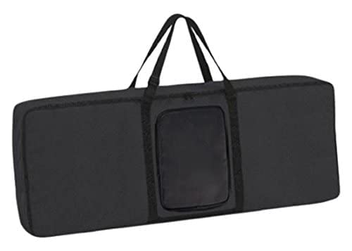 Keyboard Bag Case Cover for Casio Sa-80 Sa-81 Mini Keyboards with Front Pocket - Black