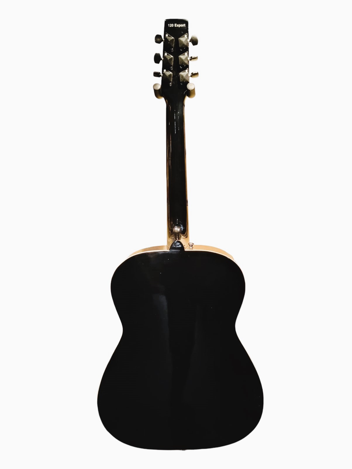 Hobmer 120 Export Semi Acoustic Round Shape Guitar 38Black With Case