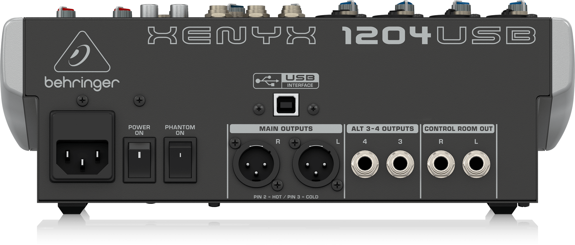 Behringer 1204USB Premium 12-Input 22-Bus Mixer with XENYX Mic Preamps and Compressors British EQ and USBAudio Interface