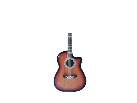 Hobmer 185 Export Semi acoustic Guitar 40 Sunbrust and Black With Case