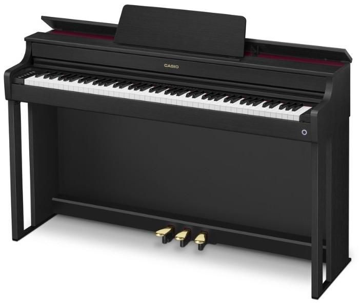 CASIO CELVIANO AP-300BK Digital Piano With Free Piano Chair 3 Pedals Wooden Stand and Bluetooth Device