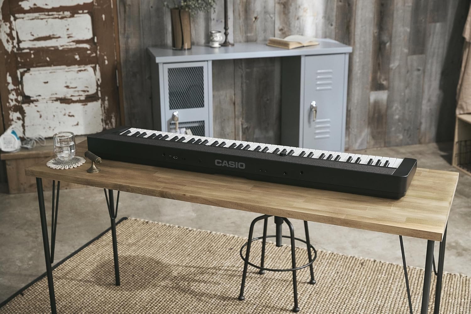 Casio CT-S1-76 Keys Portable Keyboard with Piano Tones and Touch Response Black