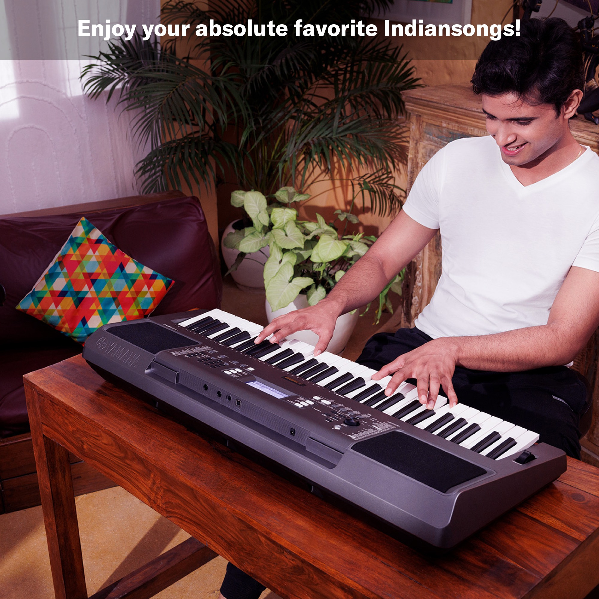 Yamaha PSR-I300 Portable Keyboard 61 Keys with Adapter Stand Carry Bag Dust Cover Combo Pack