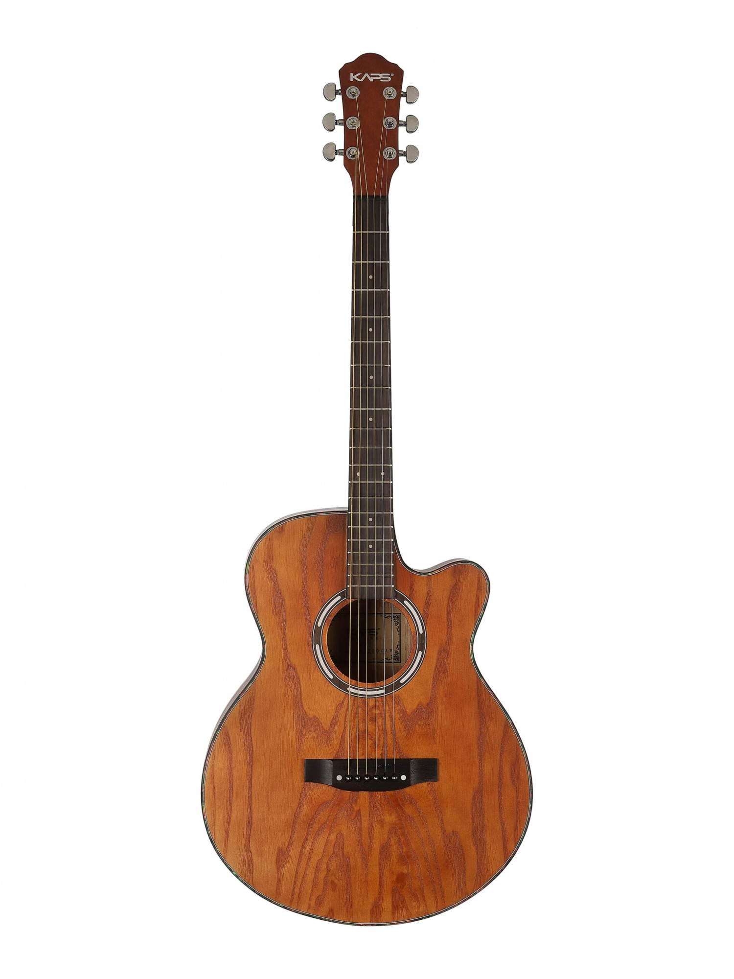 Kaps ST-100CAW Semi Acoustic Guitar Dark Brown