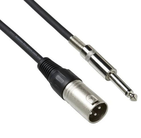 Bespeco BSMM500 XLR 3P MaleJack Mono Microphone Cable
