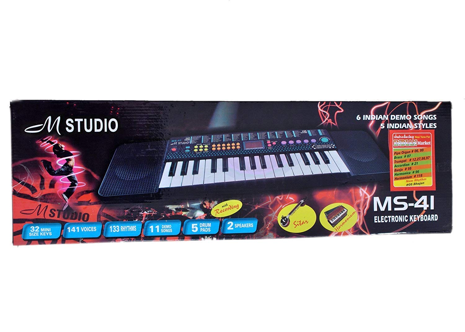M-studio MS-41 32-Keys Portable Mini Keyboard