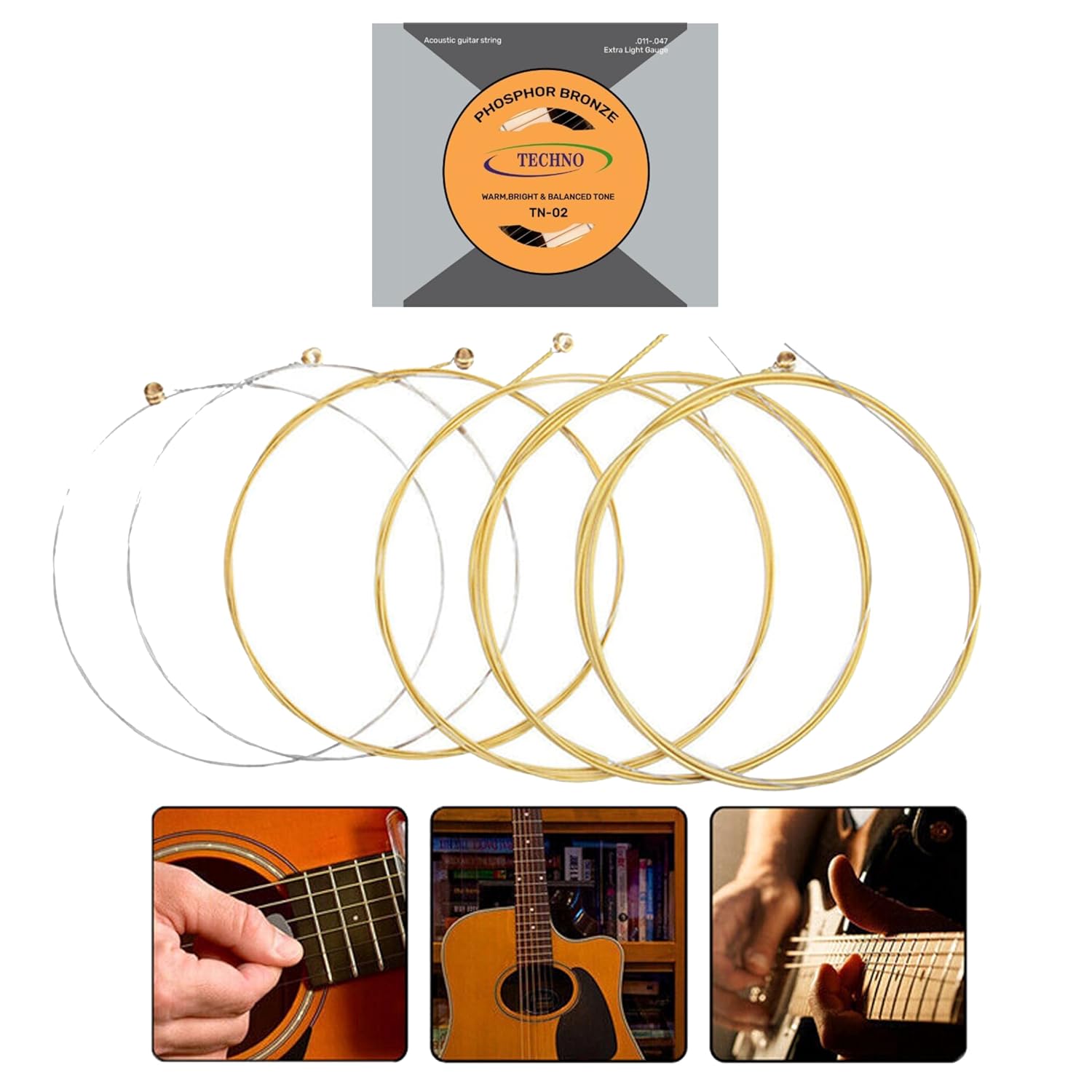 Techno Accoustic Guitar String TN-02
