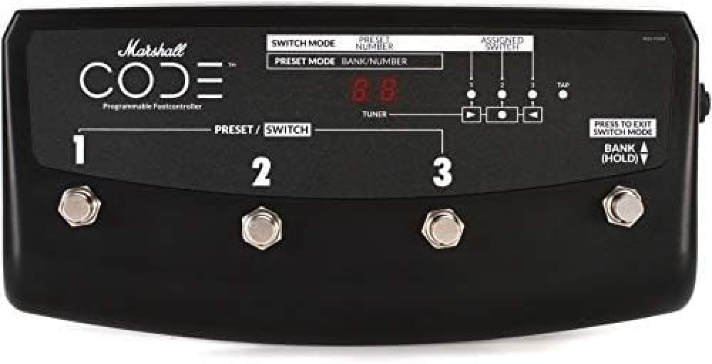 Image of Marshall PEDL-91009 4-Way Footswitch for Code Amplifiers