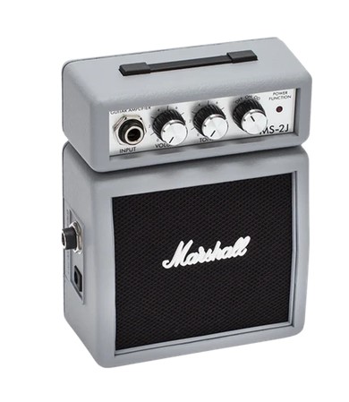 Marshall MS 2J Battery Powered 1 Watt Micro Guitar Amplifier