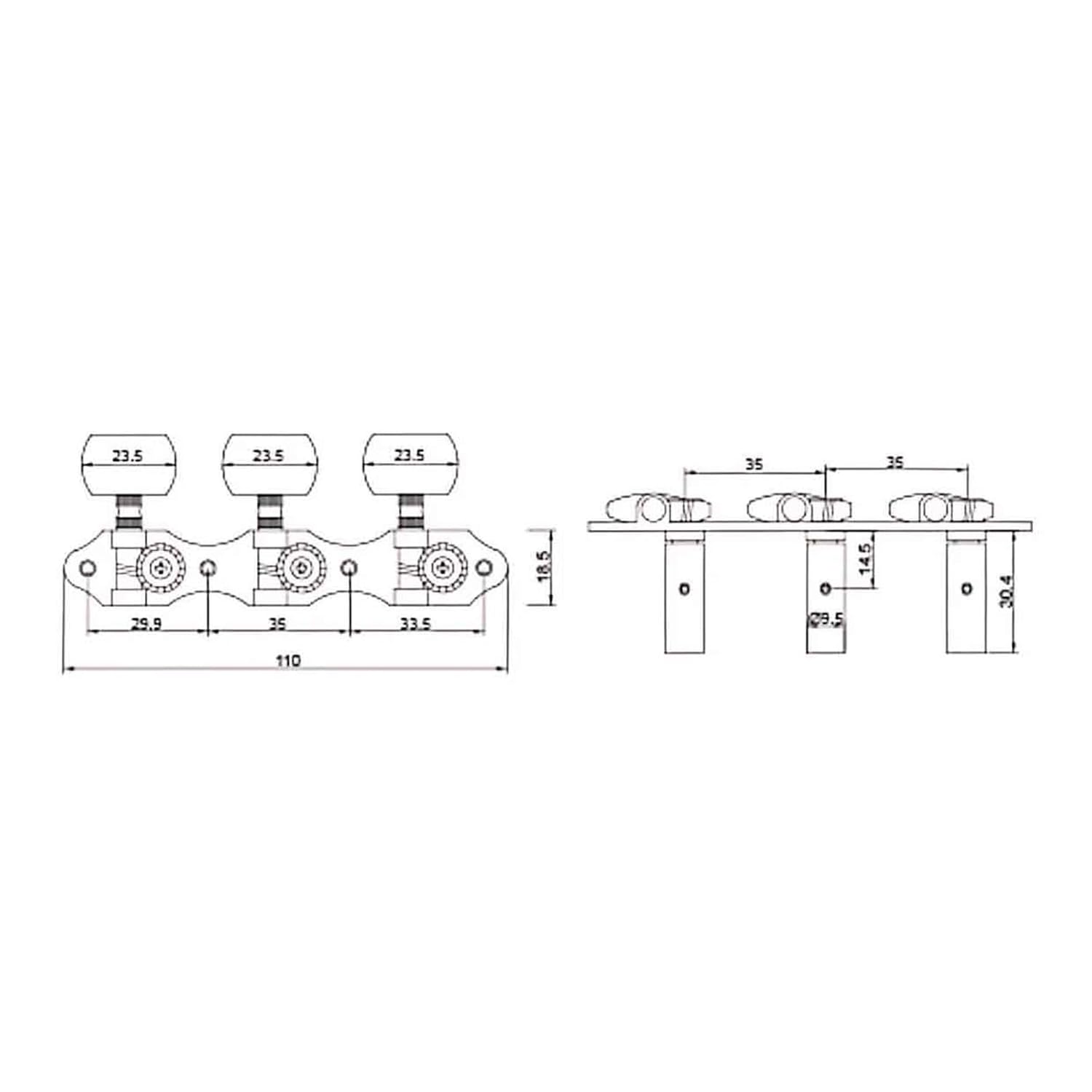 Techno Guitar Machine Head TMH-1