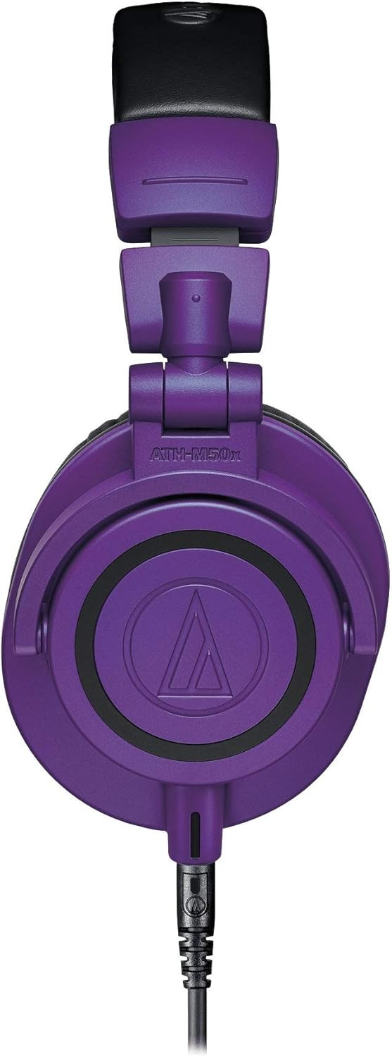Audio-Technica ATH-M50xPB Professional Studio Monitor Headphones PurpleBlack PurpleBlack